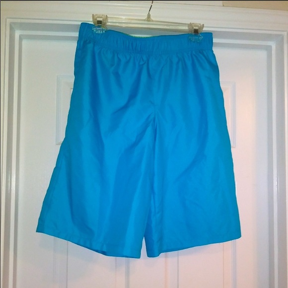 OP blue boys 18 mesh lined swim trunks - Picture 2 of 4
